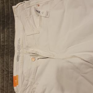 Old Navy Rockstar Super Skinny White Jeans - Size 14